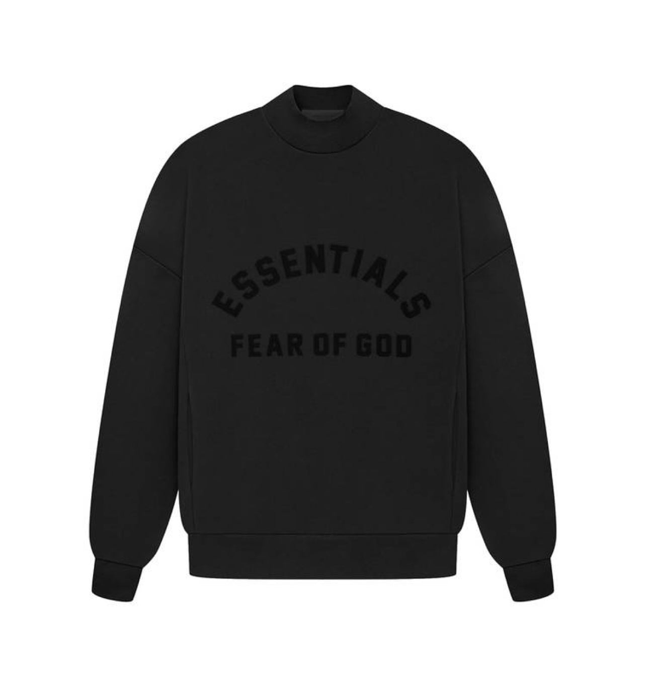 FEAR OF GOD ESSENTIALS CREWNECK ‘JET BLACK’