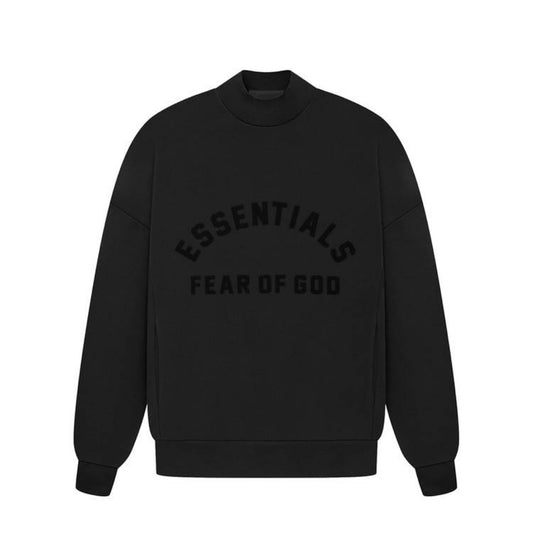 FEAR OF GOD ESSENTIALS CREWNECK ‘JET BLACK’