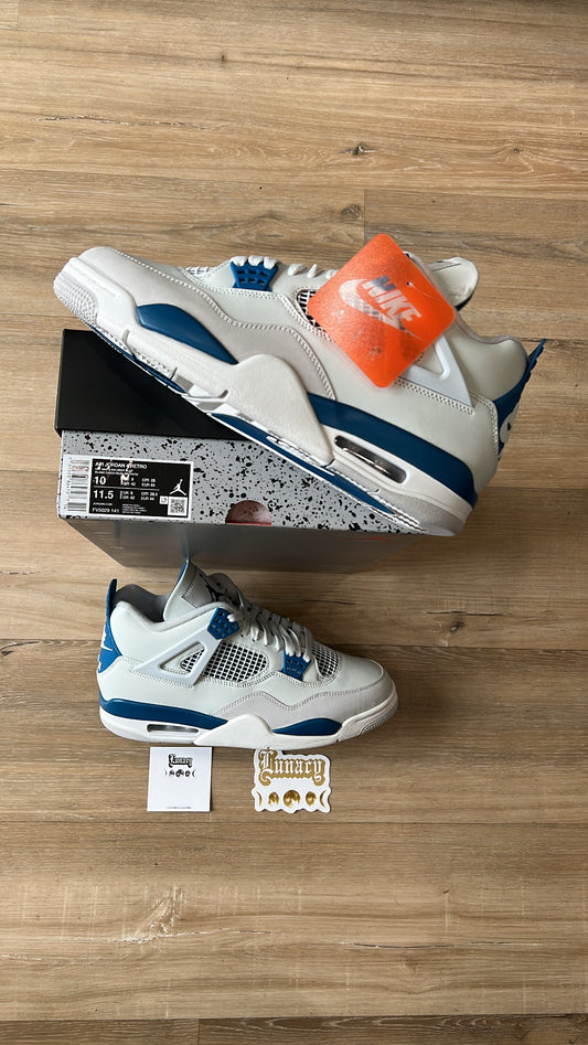 JORDAN 4 RETRO MILITARY BLUE (2024)